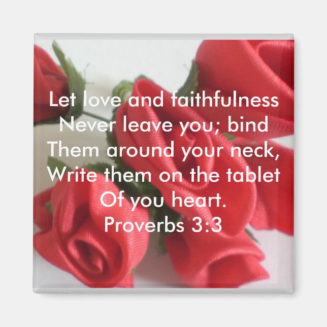 Proverbs 3:3 magnet (Framsidan)