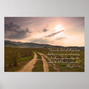 Proverbs 3; 5 6% pipe% inspirera gåvor poster