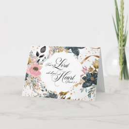 Proverbs 3:5-6 Trust i Lord Bible Verse Kort