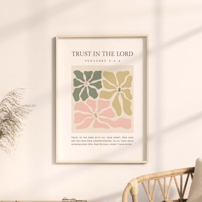 Proverbs 3:5-6 Trust i Lord Poster (Skapare uppladdad)