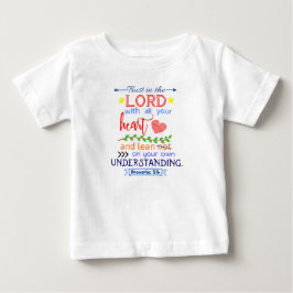 Proverbs 3:5 Baby-adress T Shirt