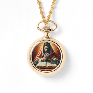 Proverbs 3:5 heliga bibel med händer armbandsur