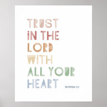 Proverbs 3:5 Lita på Herren med allt ditt hjärta