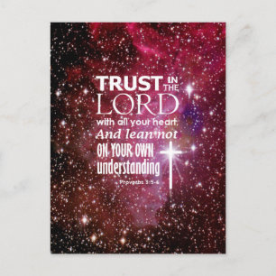 Proverbs 3:5 vykort