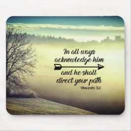 Proverbs 3:6 Han ska leda väg bible Verse Musmatta