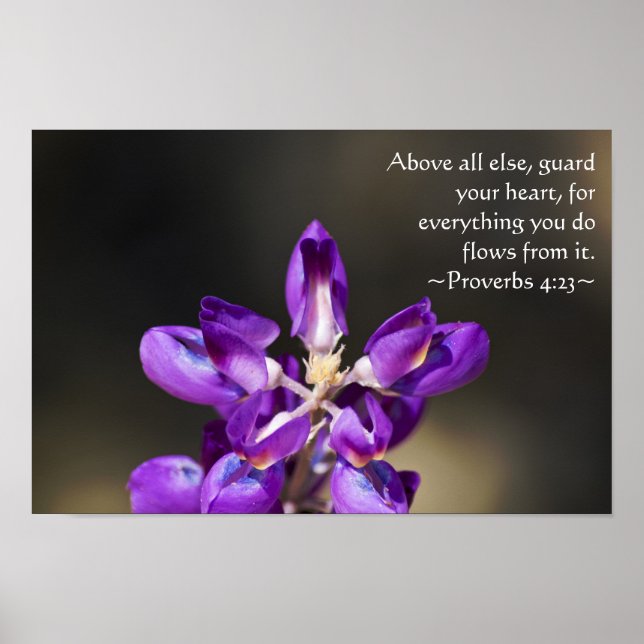 Proverbs 4:23 poster (Framsidan)