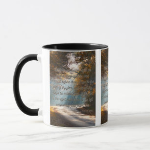 Proverbs 4:25-27 KJV Bible Verse Pic Two-Tone Mugg
