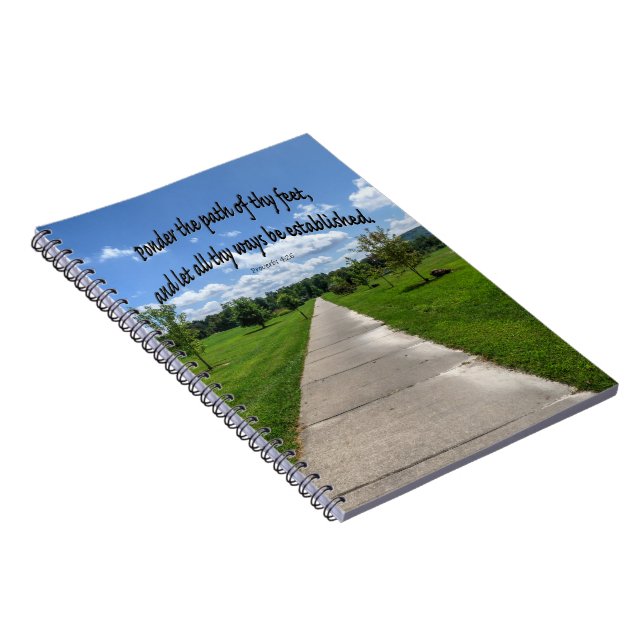 Proverbs 4:26 anteckningsbok (Högra Sidan)