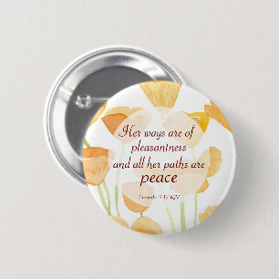 Proverbs Bible Scripture California Poppies Knapp