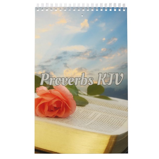 Proverbs Bible Verses Collection Wall Calendar Kalender (Omslag)