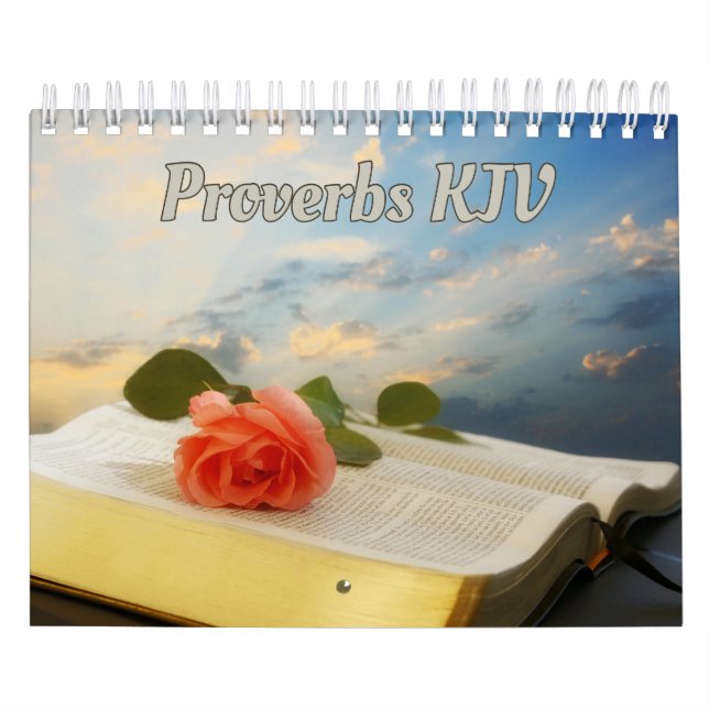 Proverbs Bible Verses Collection Wall Calendar Kalender (Omslag)
