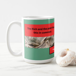 Proverbs-meddelande - Proverbs 22-2 - Klassiskt Kaffemugg