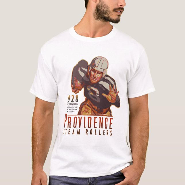 Providence ångarullar, Rhode - ö T Shirt (Framsida)