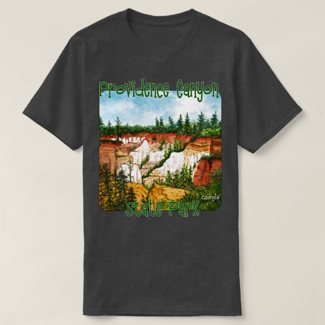 Providence Canyon State Park Georgia T Shirt (Design framsida)