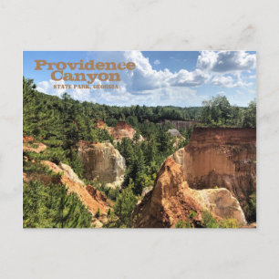 Providence Canyon State Park, Georgia Vykort