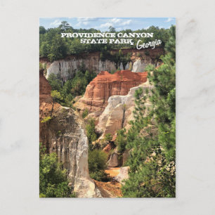 Providence Canyon State Park, Georgien Vykort