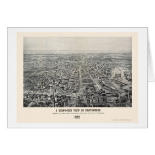Providence panorama- karta för RI - 1894 Hälsningskort