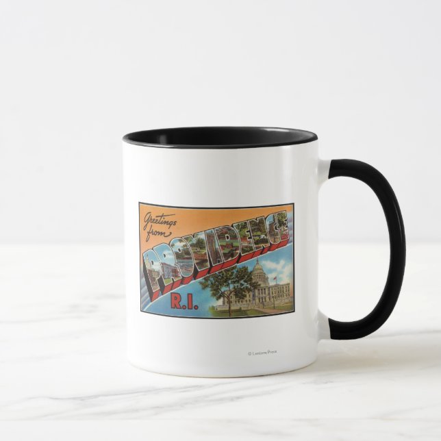 Providence, Rhode island (Byggnad med huvudstad) Mugg (Höger)