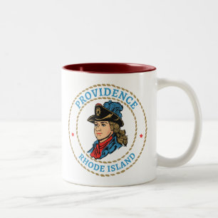 Providence Rhode island Colonial Två-Tonad Mugg