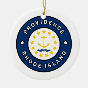 Providence Rhode island Julgransprydnad Keramik