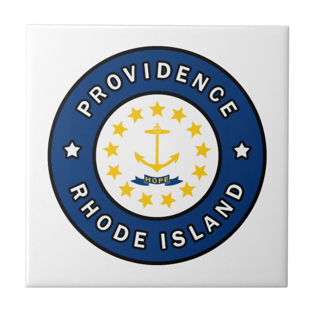 Providence Rhode island Kakelplatta (Framsidan)