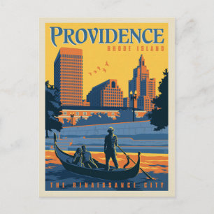 Providence, Rhode island Renaissancens stad Vykort