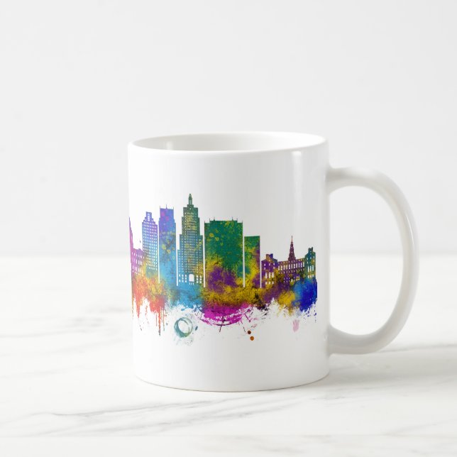 Providence Rhode island Skyline Kaffemugg (Höger)