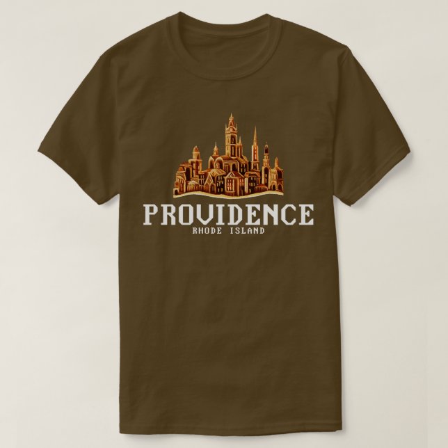 Providence Rhode island T Shirt (Design framsida)