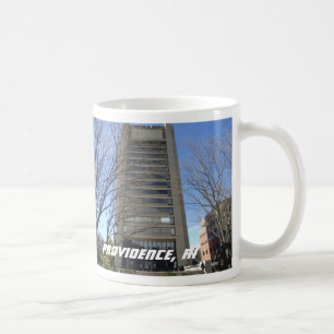 Providence Rhode - ön - högskolabackebyggnad Kaffemugg
