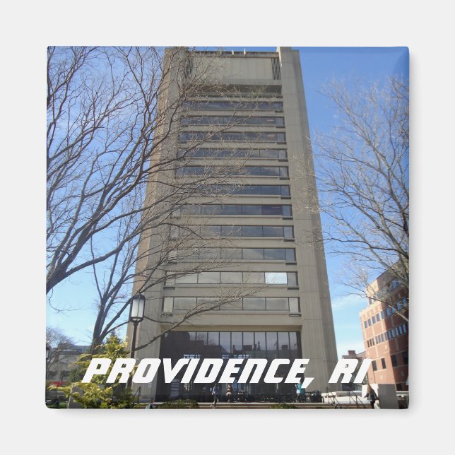 Providence, RI - College Backe Magnet (Framsidan)
