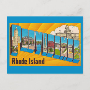 Providence RI Hälsningar vykort