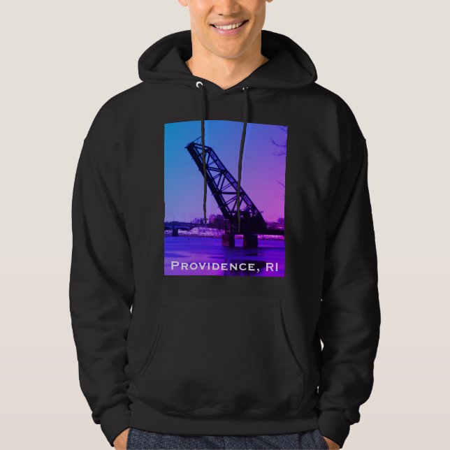 Providence, RI 'Stuck-Up Bridge' Hoodie (Framsida)