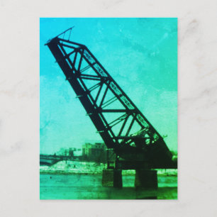 Providence, RI 'Stuck-Up Bridge' Vykort