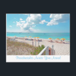 "PROVIDENCIALES AWAUR DIN ARRIVAL" POSTCARD VYKORT<br><div class="desc">GLORIOUS GRACE BAY BEACH IN PROVIDENCIALES (PROVO). CHAISE LOUNGES MED GULT UMBRELLAS UTGÅR MOT FÄRG I DET TURKISKA VATTEN. FLUFFY WHITE CLOUDS I HIMMEL. TEXT PÅ POSTCARD FRONT: "PROVIDENCIALES AWAITS DIN ARRIVAL" LÄGG TILL DETTA TILL DIN SOUVENIR POSTCARD-SAMLING ELLER DIN VACATION ALBUM.</div>