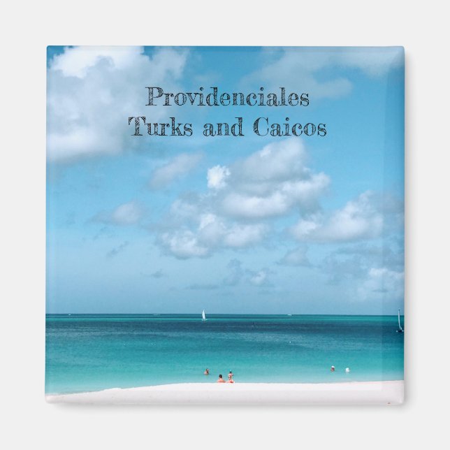 Providenciales, Turks and Caicos Island Magnet (Framsidan)