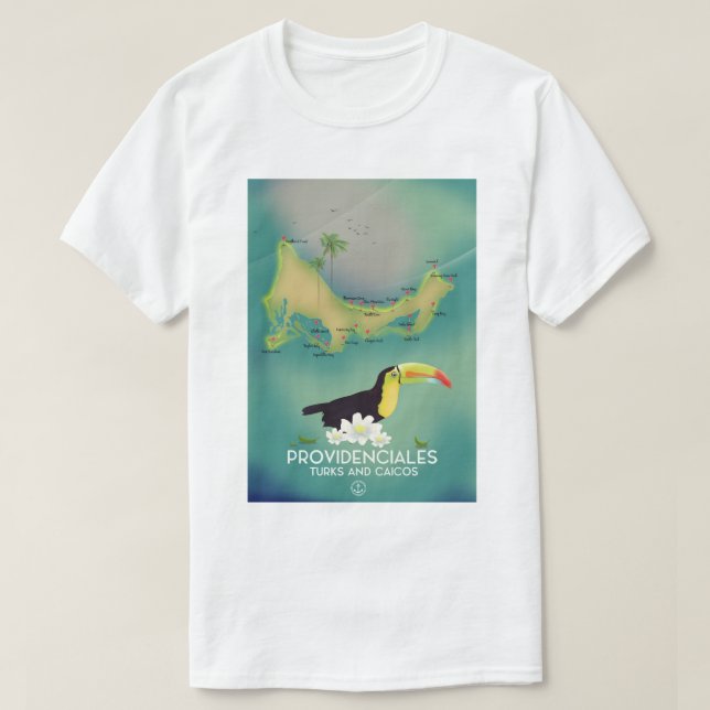 Providenciales turks and caicos t shirt (Design framsida)
