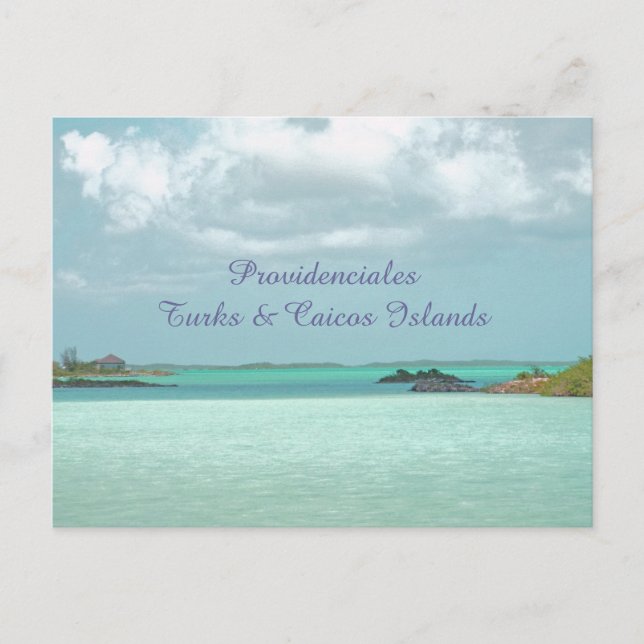 PROVIDENSKAP/TURKS&CAICOS ÖAR POSTCARD VYKORT (Framsida)