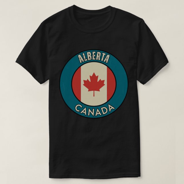 Province of Alberta Canada T Shirt (Design framsida)
