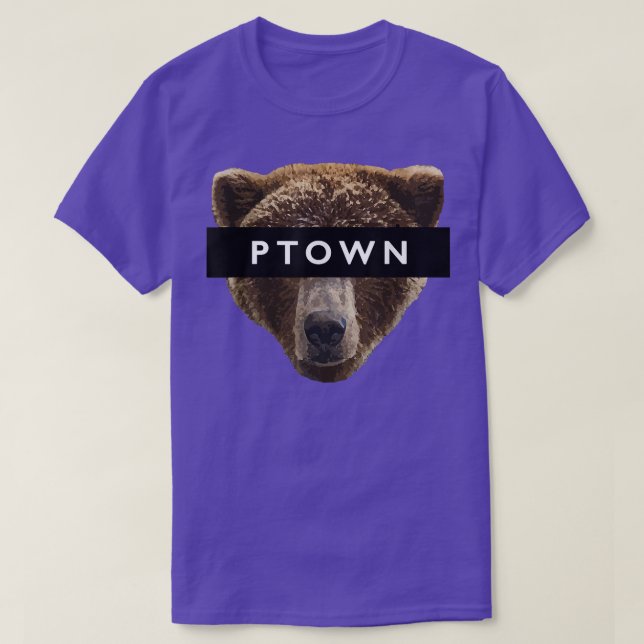 Provincetown Bear PTOWN Censor Bar 1697  T Shirt (Design framsida)