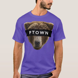 Provincetown Bear PTOWN Censor Bar 1697  T Shirt