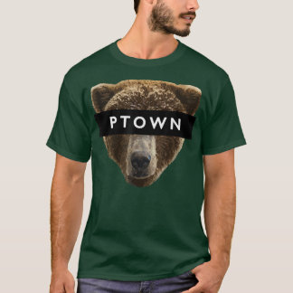 Provincetown Bear PTOWN Censor Bar T Shirt