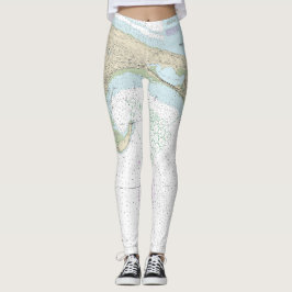 Provincetown Harbor Nautical Chart 13249 Leggings