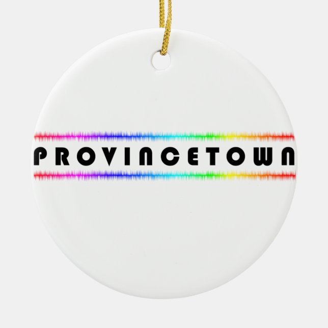Provincetown Julgransprydnad Keramik (Framsidan)