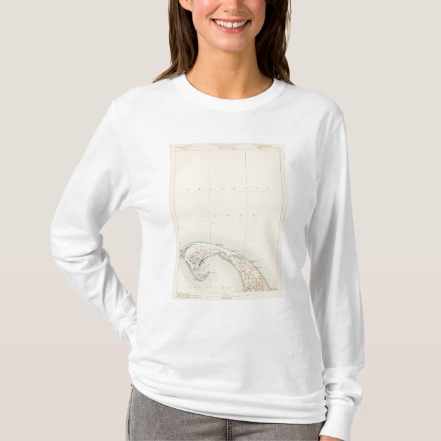 Provincetown Massachusetts Tee Shirt (Framsida)