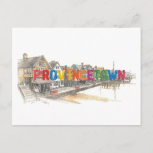 Provincetown, Massachusetts Vykort