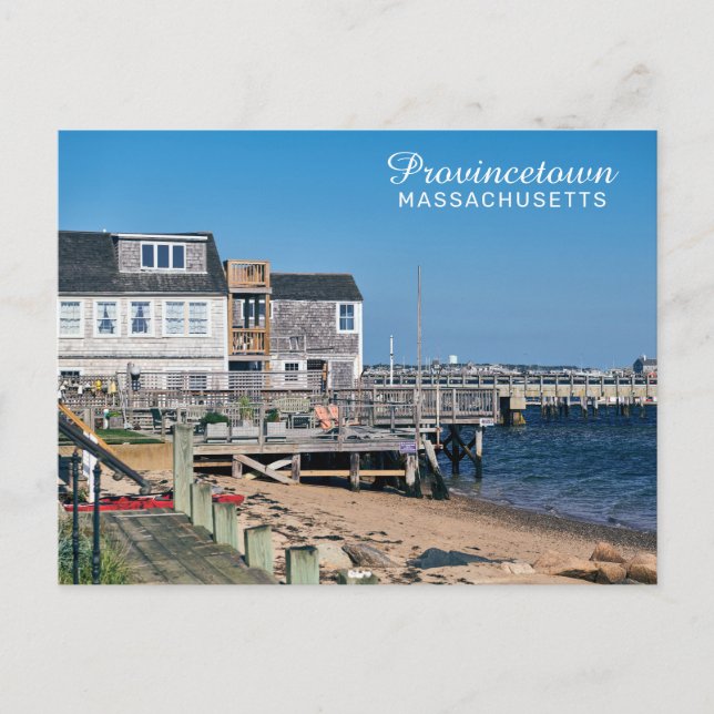 Provincetown Massachusetts Vykort (Framsida)