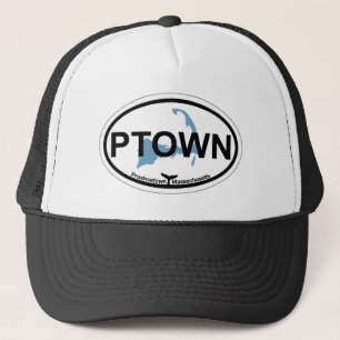 Provincetown oval design truckerkeps