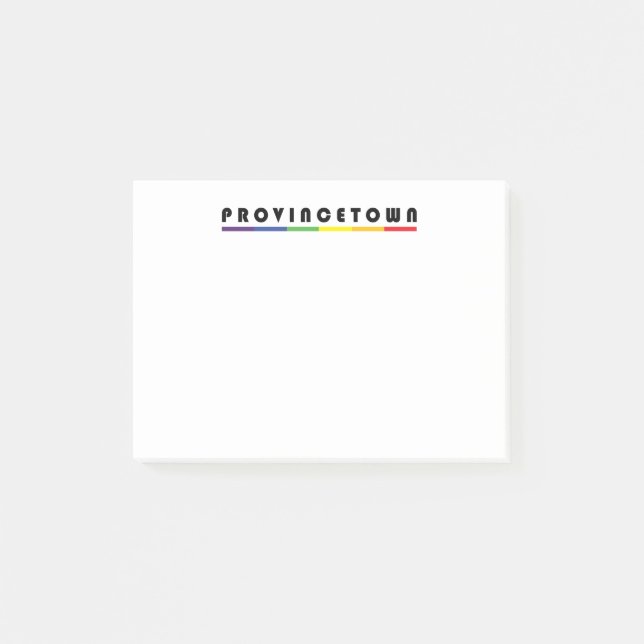 Provincetown Post-it Block (Framsida)