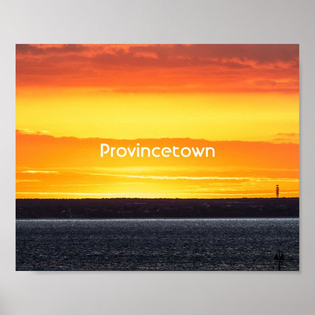 Provincetown soluppgång poster (Framsidan)