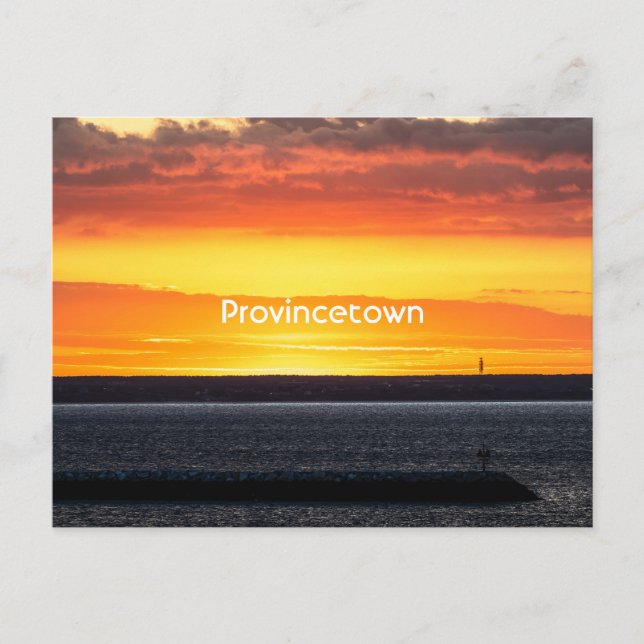 Provincetown soluppgång vykort (Framsida)